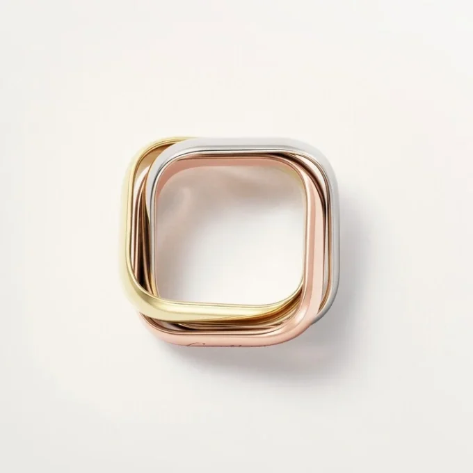 Trinity Ring, Cushion-Shaped, Large Model Trinity Ring, Cushion-Shaped, Large Model
