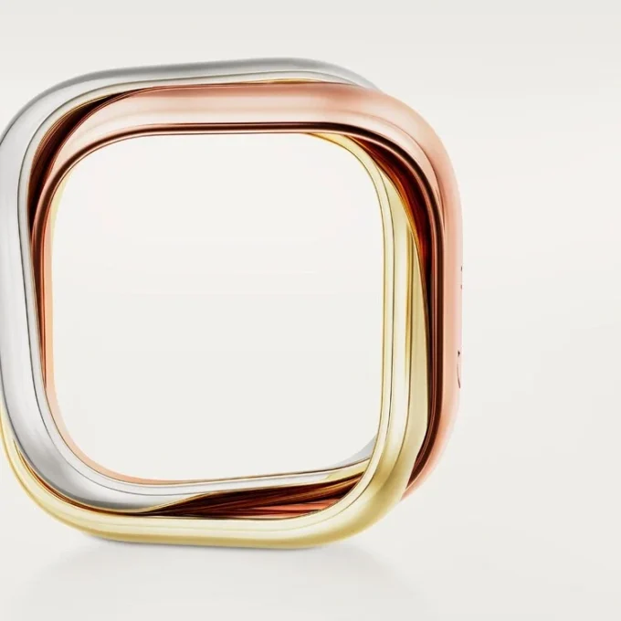 Trinity Ring, Cushion-Shaped, Large Model Trinity Ring, Cushion-Shaped, Large Model