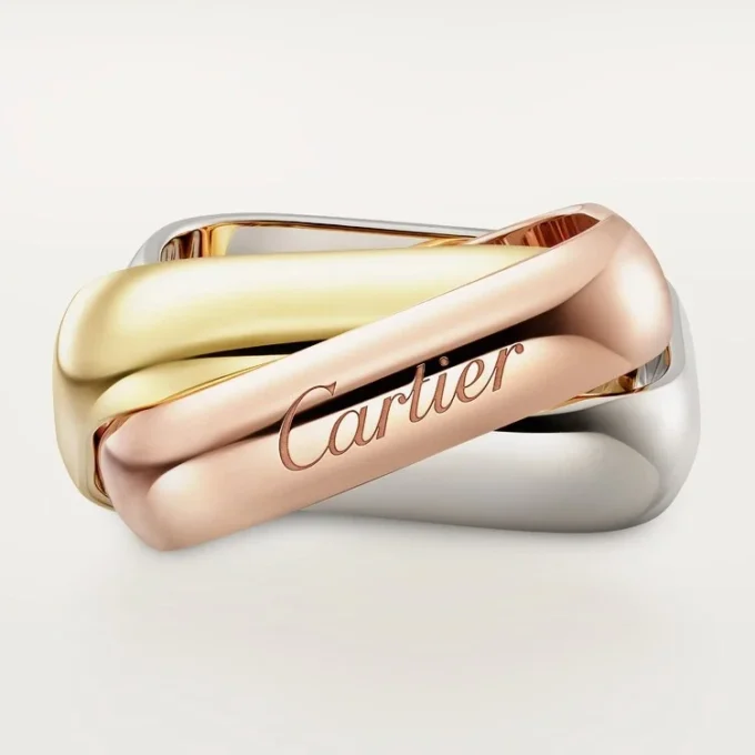 Trinity Ring, Cushion-Shaped, Large Model Trinity Ring, Cushion-Shaped, Large Model