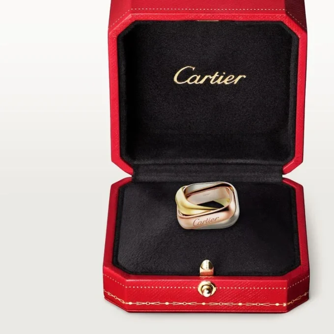 Trinity Ring, Cushion-Shaped, Large Model Trinity Ring, Cushion-Shaped, Large Model