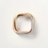 Trinity Ring, Cushion-Shaped, Medium Model, Half-Paved Trinity Ring, Cushion-Shaped, Medium Model, Half-Paved