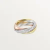 Trinity Ring, Half-Paved Trinity Ring, Half-Paved