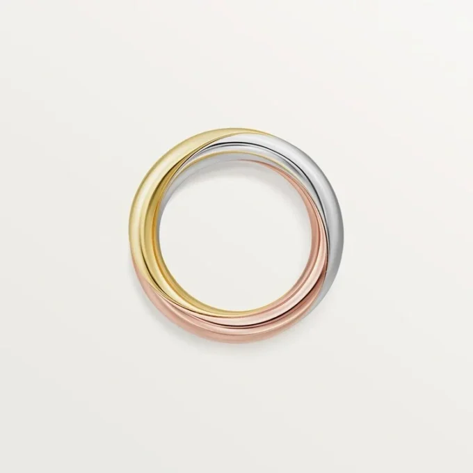 Trinity Ring, Half-Paved Trinity Ring, Half-Paved