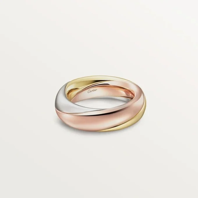 Trinity Ring, Half-Paved Trinity Ring, Half-Paved