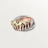 Trinity Ring, Lacquer, Half-Paved Trinity Ring, Lacquer, Half-Paved