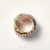 Trinity Ring, Lacquer, Half-Paved Trinity Ring, Lacquer, Half-Paved