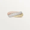 Trinity Ring, Large Model, Paved Trinity Ring, Large Model, Paved