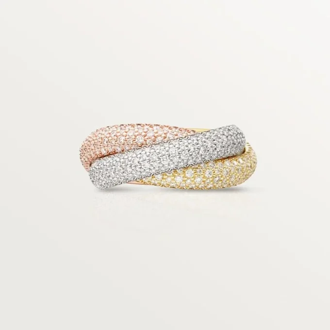 Trinity Ring, Large Model, Paved Trinity Ring, Large Model, Paved