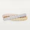 Trinity Ring, Small Model, Paved Trinity Ring, Small Model, Paved