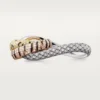 Trinity Two-Finger Ring, Lacquer, Paved Trinity Two-Finger Ring, Lacquer, Paved