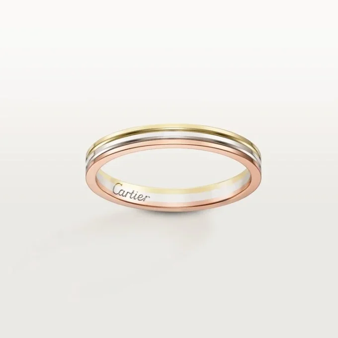 Trinity Wedding Band – White Gold, Pink Gold, Yellow Gold – Cartier