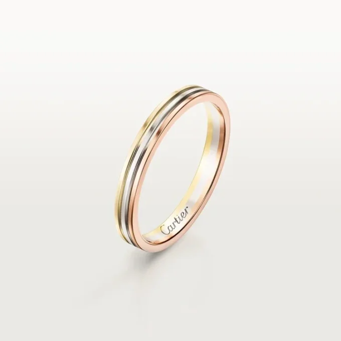 Trinity Wedding Band – White Gold, Pink Gold, Yellow Gold – Cartier