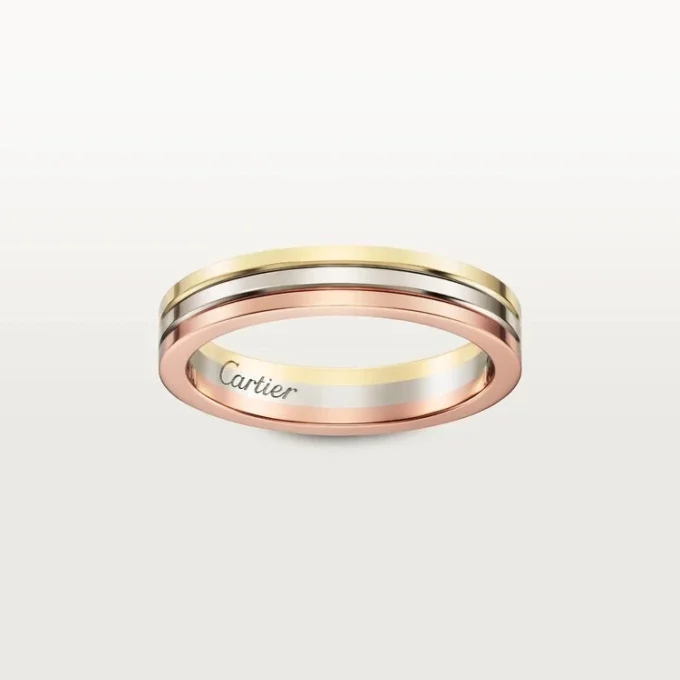 Vendome Louis Cartier Wedding Band, 3.5 Mm Width Vendome Louis Cartier Wedding Band, 3.5 Mm Width