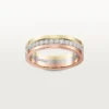 Vendome Louis Cartier Wedding Band, 4.8 Mm Width, Paved Vendome Louis Cartier Wedding Band, 4.8 Mm Width, Paved
