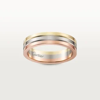 Vendome Louis Cartier Wedding Band – White Gold, Yellow Gold, Rose Gold – Cartier