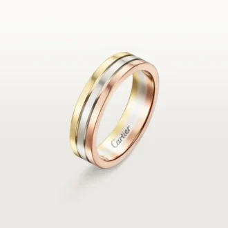 Vendome Louis Cartier Wedding Band – White Gold, Yellow Gold, Rose Gold – Cartier