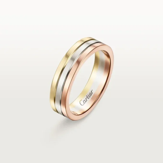 Vendome Louis Cartier Wedding Band – White Gold, Yellow Gold, Rose Gold – Cartier