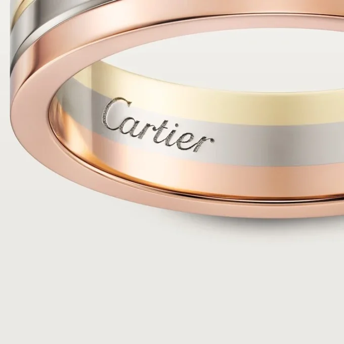 Vendome Louis Cartier Wedding Band – White Gold, Yellow Gold, Rose Gold – Cartier