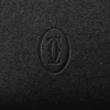 Zipped International Wallet, Must De Cartier – Black Calfskin, Palladium Finish – Cartier Zipped International Wallet, Must De Cartier – Black Calfskin, Palladium Finish – Cartier