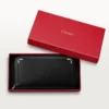 Zipped International Wallet, Must De Cartier – Black Calfskin, Palladium Finish – Cartier Zipped International Wallet, Must De Cartier – Black Calfskin, Palladium Finish – Cartier