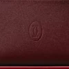 Zipped International Wallet, Must De Cartier – Burgundy Calfskin, Golden Finish – Cartier Zipped International Wallet, Must De Cartier – Burgundy Calfskin, Golden Finish – Cartier
